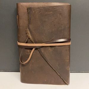 Leather Bound Sketch Paper 6 x 9 Notebook Journal